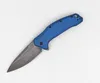 Offerta speciale OEM 1776NBBW Coltello pieghevole ad apertura assistita Acciaio 420HC Lama nera stone wash Manico in alluminio 6061-T6