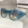 Sunglasses For Women High Quality Designer Latest Sunglasses 4392 Fashion Shopping Cat Eye Oval Blue Big Frame Design Ladies Club 222x