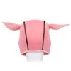 Massage New Party Pig Masks Spela Pink Pig Hood Mask BdSM Bondage Soft Padded Neoprene Pig Slave Roll Sex Toy For Par Men Gay