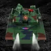 Kids 778-1/2/3/4 Simulation 1:24 RC Battle Tank Toys Crawler Light Remote Control Heavy Machine Tanks Toys For Children Gift 201208