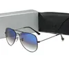 Склад Бренд Поляризованные солнцезащитные очки мужчины женщины -пилотные солнцезащитные очки UV400 Classic Glasses Metal рамки с GLA8816031