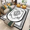 European Style Persian Art Area Rug for Living Room Non-slip Kitchen Carpet Bedroom Floor Mat Outdoor Parlor Mat Home Decor