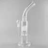 Big sale Hookah Clear Glass Water Pipes Cylinder Tall Straight Tube Ice Notch 13.8inches Percolator Bong