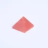 Pirâmide-Finest Big Red Crystal Crystal Melting Pyramids Gemstone 1.18 "Esculpida Pyramidal Crystal Curing Crafts