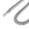 316L Stal nierdzewna męska Naszyjnik o szerokości 10 mm Choker Mens Biżuter