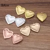 BoYuTe 10 Pieces Lot 28MM Metal Brass Heart Shaped Floating Locket Charms Pendant Factory Direct Po Locket2400