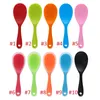 Creative silicone kitchen tools High temperature resistance electric rice cooker rice spoon one-piece Don't hurt pot rice scoop T9I00858