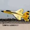 RC Foam vliegtuigen SU-35 vliegtuig 2.4G radiobesturing zweefvliegtuig Afstandsbediening Gevechtsvliegtuig Zweefvliegtuig JongensSpeelgoed voor kinderen 220119