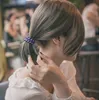 Mädchen Frosted Coil Haargummis Große Haarbänder Elastisches Haarseil Gummiring Pferdeschwanzhalter Für Frauen Dicke Haare Zubehör