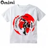 Children Kyokushin Karate Kanji and Symbol Boys/Girls Summer Short Sleeve White T Shirts Kid Clothing Tops G1224