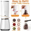 Electric Pepper Grinder Spice Mill Automatic Gravity Induction Salt and Adjustable Coarseness High Capacity 220311