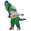 Mascot Costumes844 Costume d'alligator Crocodile vert, mascotte pour enfants et adultes, personnage de dessin animé
