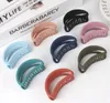 10pcs/lot 2021 NEW Out Acrylic Hair Claw Hairpin Simple Bath Clips Candy Sweet Girls Hair Crab Hair Accessories 2.68INCH
