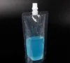 50 ML/300 ML Stand-up Plastik İçecek Paketleme Torbası Suyu Süt Kahve İçecek Sıvısı için Emzikli Kese Ambalaj torbası İçecek Kılıfı SN4924