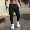 Homens Sweatpants Corredores Correndo Calças Elásticas Bottom Cailed Cordilheira Calças Para Homens Workout Exercise Roupas