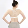 Cross Back Open Halter Sports Bras Sexig Vest Top Fiess Women Running Sport Yoga Shirt Bra Gym Compression Brassiere