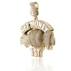 Hot Koop HIP HOP Ketting Iced Out Hanger Get Geld Ketting Hanger Micropaved CZ Rich Money Bling Sieraden