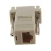 Netwerkkabeladapter VGA D-sub DB9 Extender Mannelijk naar LAN CAT5 CAT5E CAT6 RJ45 FEMALE