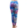 Mode Frauen Bunte Dot Print Nähte Muster Leggings Fitness Stretch Schlanke Böden Sexy Workout Elastizität Hosen LJ201007