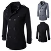 trench pea coat mens