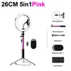 LED Ring Light Selfie Circle Lamp with Flexible Phone Holder Tripod for Makeup Photo Video Lighting Ringlight on TikTok YouTube