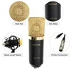 Высокое качество BM-700 проводной 3,5 мм конденсаторной звукозаписанный микрофон с ударным креплением для радиоматра