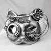 Steampunk Cat Masquerade Cosplay Tema Costume Mask Ball Ball Falf Face Punk Proppetti di Halloween Party