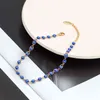 Moda jóias feminina bonito turco azul olho mulheres banhado a ouro ajustável mau ey bead braceletes
