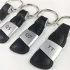 Echter Lederauto -Schlüsselkettenring für A3 A4 A5 A6 A8 TT Q5 Q7 Q8 Luxusauto Schlüsselbundschlüsselung