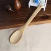 Bambu Spoon Spatel 6 Stilar Portable Trä Utensil Kök Kökskokare Slitsad Blandning Hållare Skovlar WHT0228