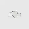 Herren Womens Designer Herzringe Hochwertiger Liebesform Ring für Männer Luxusschmuck Verlobungs Geschenk Ringe Band Silberringe mit Brief