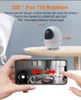 W5 Batterijcamera Home Security Draadloze WiFi Low-Power Intelligente 1080P Smart Surveillance IP Camera's Night Vision CCTV