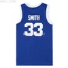 Tani Custom Will Smith # 33 MTV Music TV Blue Koszykówka Jersey XS-5XL NCAA
