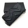 Fashion Women Wallets Classic Women Clutch Wallet Genuine Leather Long zipper Wallet Organizer Wallets Purse With Box