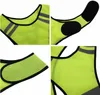 Night Running Outdoor LED Reflective Safety Vest Jacket for Cycling High Visibility 2 Colors DSA1W