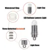 2022 new 100 Pcs Battery Operated LED Party Lights Bulbs for Paper Lantern Balloons Party Decoration, Waterproof - White