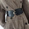 ANYONGZU luxe taille joint ceinture dames large ceinture élastique vintage boucle en cuir large mode sauvage boucle ardillon femmes ceinture BuckWait G220301