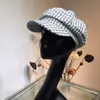 senhoras do desenhador Venda-Luxury Hot Hat 2019 nova pequena aba do chapéu da manta Octagon Hat moda esportes outono casual e moda inverno pequena brim