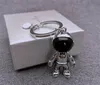 Uzay Robot Tasarımcı Ana Zincir Araba Anahtar Kolye Arabalar Keyingler Anahtarlık Tutucu Erkek Kadınlar Anahtar Yüzükler8313640