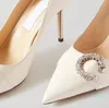 Zapatos de vestir de boda 2022, zapatos de tacón Saresa con punta en pico, tacones altos de tela para mujer, EU35-43 de lujo para fiesta perfecta para mujer