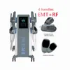 Efecto directo 4 manijas 7 Tesla EMS adelgazamiento electromagnético Estimulación muscular quema de grasa hienmt esculpir equipo de belleza Eliminación de grasa RF con cojín