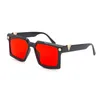 Moda Okulary Ladies Luksusowy Projektant V-Shield Square Ramki Okulary Słońce UV400 Dobra jakość