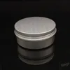 150 ml de caixa de cera de alumínio redonda frascos de recipiente de caixa de prata caixas de chá Cosméticos Casos de doces Casos de sabão Viagem BH4489 WLY