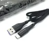 3A Fast Speed charging 1M 3FT Braided Fabric Nylon Type c Usb Cables Micro usb Cable