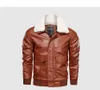 Neue Herren Lederjacken Winter Herbst Casual Motorrad PU Jacke Leder Warme Mäntel Mode Schlanke Outwear Männlich 201116