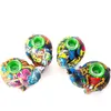 4.5 inches elephant shape Mini Smoking Pipes with printing silicones pipes Hand Pipe Dab Rigs for Wholesale