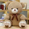 35 cm lindo lazo-nudo oso de peluche muñeca encantador Animal relleno oso juguetes de peluche para amantes niñas cumpleaños bebé Gif