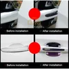 8 Teile/satz Auto Carbon Faser Aufkleber Autos Tür Schüssel Aufkleber Griff Aufkleber Automobil Tür Anti-kollision Auto Aufkleber Zubehör