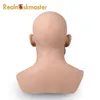 CALMASKMASTER Male LaTex Realistic Adult Silicone Full Face Mask for Man Cosplay Party Mask Fetish Real Skin Y200103250B