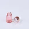 1 ml 2 ml 3 ml 5 ml flacons compte-gouttes d'huile essentielle vide Rose rouge Mini flacons en verre petite bouteille de parfum pour la taille de voyage